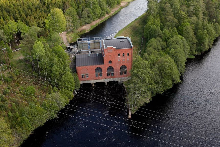 Majenfors gamla hydropower plant